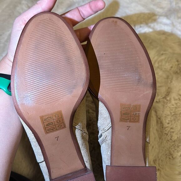 Madewell The Mira Side-Seam Ankle Boot In Leather Size 7 - Picture 7 of 10